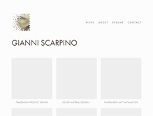 Tablet Screenshot of gianniscarpino.com